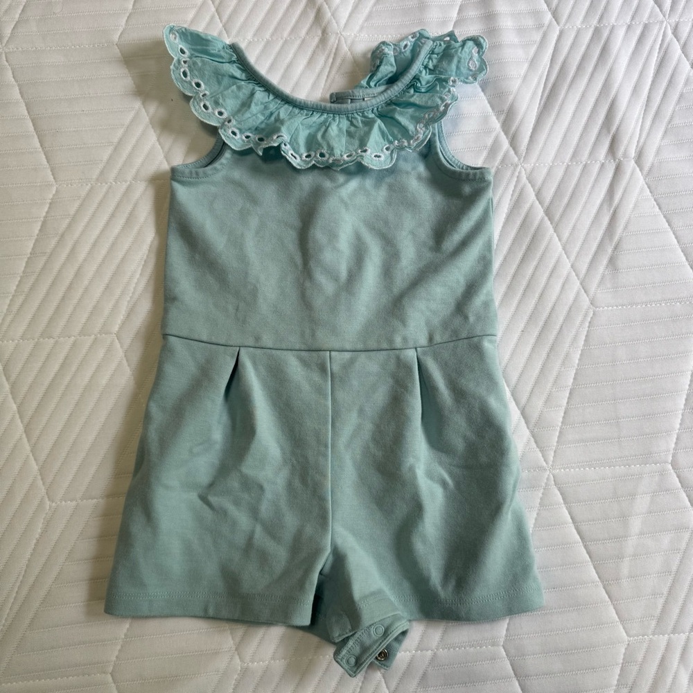 Janie & Jack Ruffled Romper